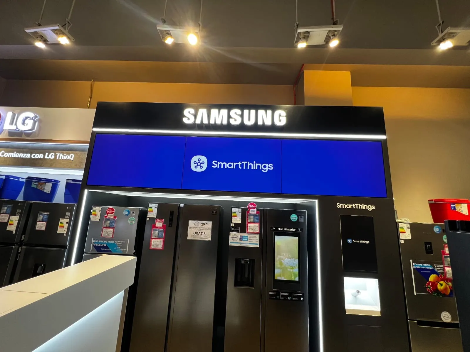 Corner Samsung: Corner de electrodomésticos conectados